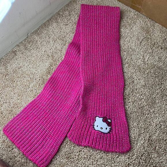 HELLO KITTY Pink Scarf 52” Long - Picture 3 of 5